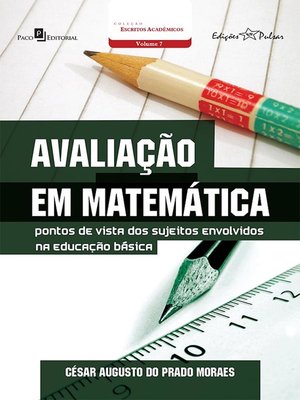 cover image of Avaliação em matemática